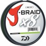 Шнур DAIWA J-Braid X8 0,18мм 150м dark green 12751-018