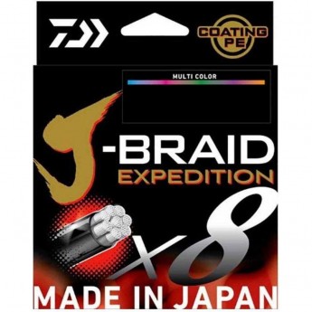 Леска DAIWA J-BRAID EXPEDITION×8E 0.28mm-300m MULTI COLOR Леска DAIWA J-BRAID EXPEDITION×8E 0.28mm-300m MULTI COLOR